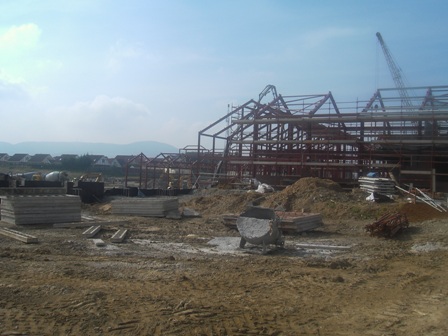 New School Site on October 2008